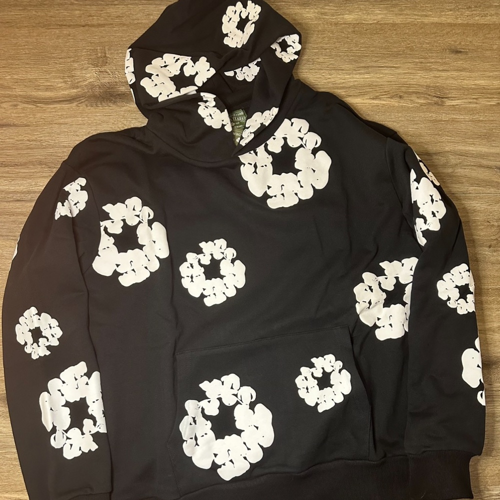 Denim Tears ' Printed Cotton Wreath' Hoodie